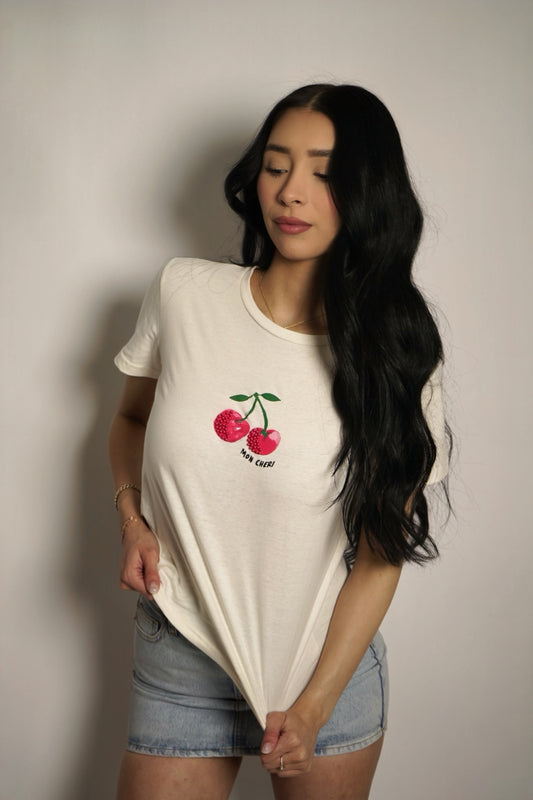 LAS CHERRYS LUXE TEE